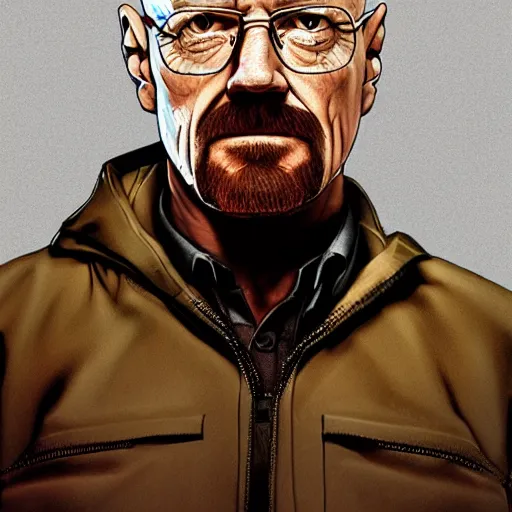 Prompt: walter white as Gordon freemen from halflife 2