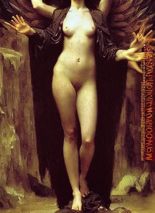 Image similar to oil painting of a portrait of Vulvina, queen of Ecstasy in a large throne room, Hungarian, by Bouguereau, by Georgia o Keeffe, by Gustave Moreau!!!