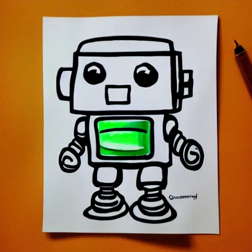 cute robot drawing color | Stable Diffusion | OpenArt