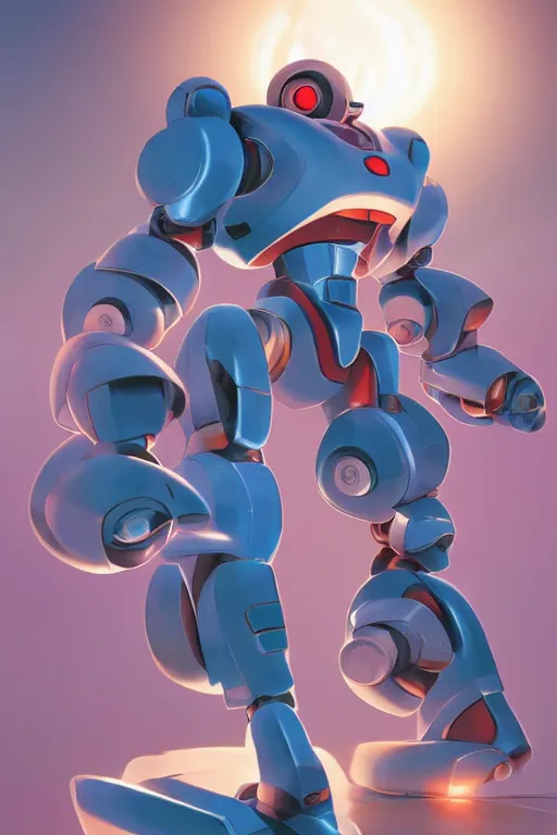 Image similar to metabots medabots medarotto medarot robot minimalist comics, behance hd by jesper ejsing, by rhads, makoto shinkai and lois van baarle, ilya kuvshinov, rossdraws global illumination ray tracing hdr radiating a glowing aura