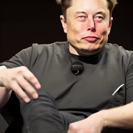 Prompt: Unamused Elon Musk