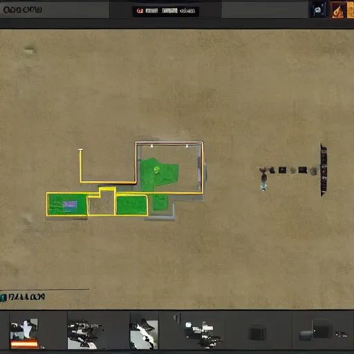 Image similar to csgo game minimap, layout of map