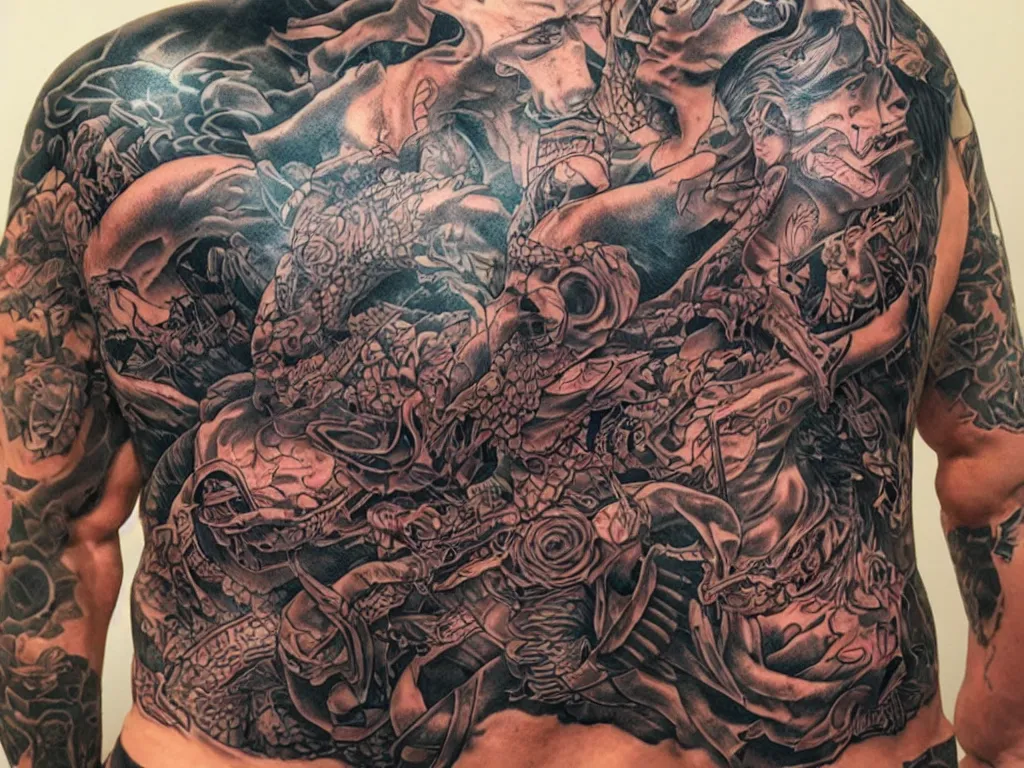 7 Outstanding Torn Between Good And Evil Tattoo  Psycho Tats