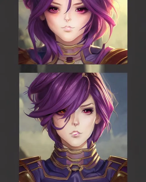 Prompt: portrait Evelyn character league-of-legends game flamed hair sharp fine-face, pretty face, realistic shaded Perfect face, fine details. Anime. Evelyn character league-of-legends game realistic shaded lighting by katsuhiro otomo ghost-in-the-shell, magali villeneuve, artgerm, rutkowski Jeremy Lipkin and Giuseppe Dangelico Pino and Michael Garmash and Rob Rey