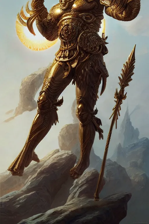 Image similar to apollo humanoid god of the sun, highly detailed, d & d, fantasy, highly detailed, digital painting, trending on artstation, concept art, sharp focus, illustration, art by artgerm and greg rutkowski and magali villeneuve