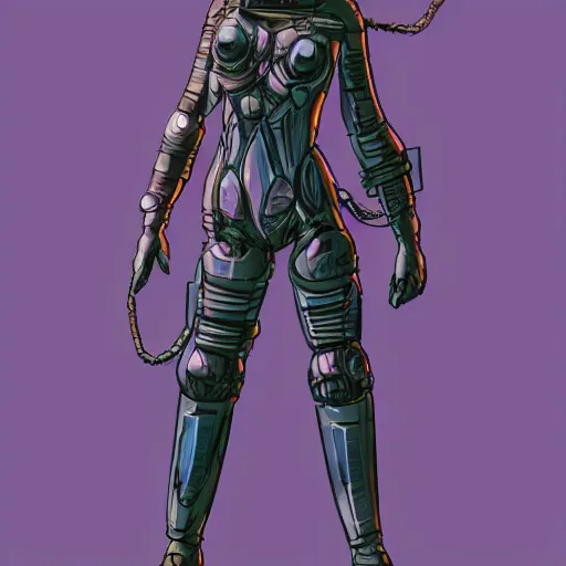 Prompt: cyberpunk character full body