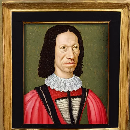 Image similar to home simpson, tudor portrait, highly detailed,