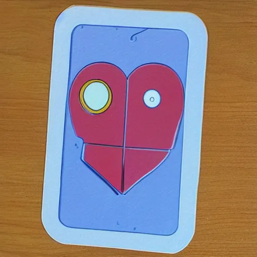 Prompt: “the heart as a Pokémon card with stats”