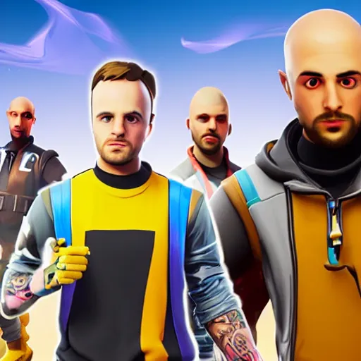 Image similar to jesse pinkman in fortnite