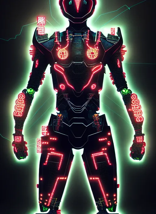 Image similar to kamen rider, hero human structure insects concept art, full body, intricate detail, art and illustration by kim hyung tae and irakli nadar and alexandre ferra, global illumination, action pose at tokyo cyberpunk neon light night
