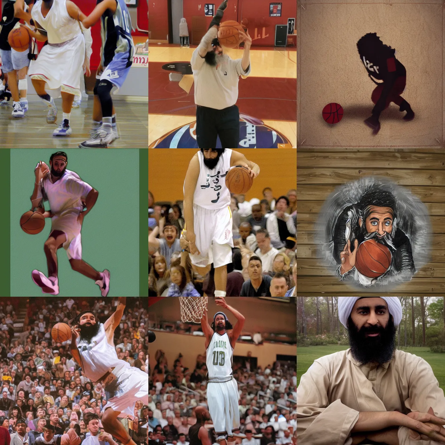 Prompt: osama bin hoopin