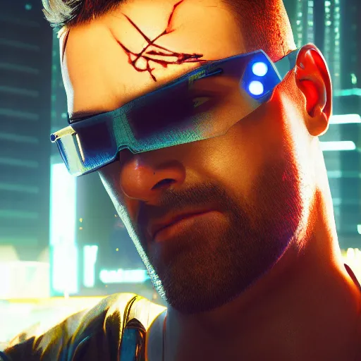 Prompt: elliot page portrait, cyberpunk 2 0 7 7, cyberpunk judy alvarez, photorealistic, ultra detailed, neon, octane, bokeh, cinematic lighting, cyber, cyberpunk city, studio quality, feature, scars, cyberface, 8 k