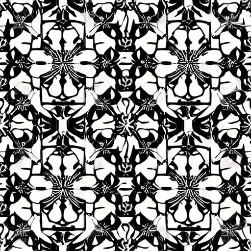 Image similar to seamless texture tiling japanese patterns intricate hyperdetailed