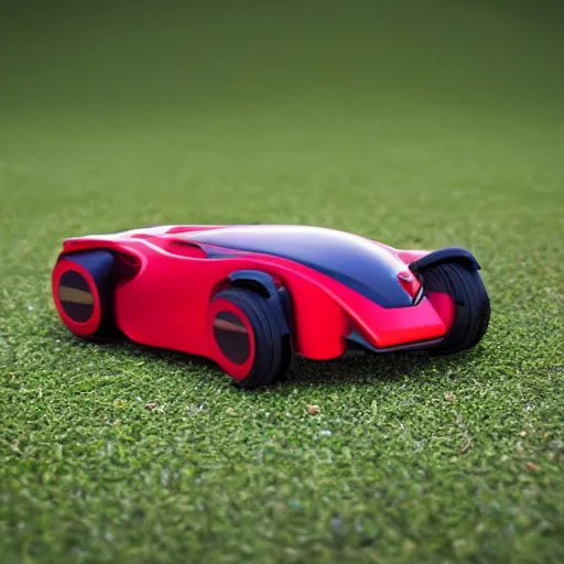 Image similar to futuristic red sporty electric hovercar 35mm 8k product photo