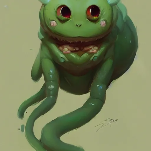 Image similar to Caterpie, Greg rutkowski, Trending artstation, cinematográfica, digital Art