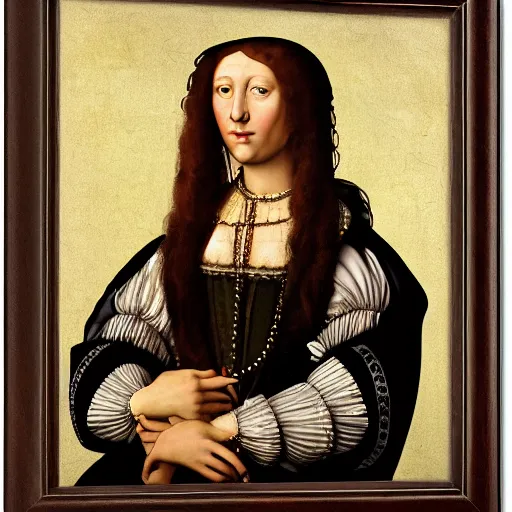 Prompt: portrait of a renaissance girl