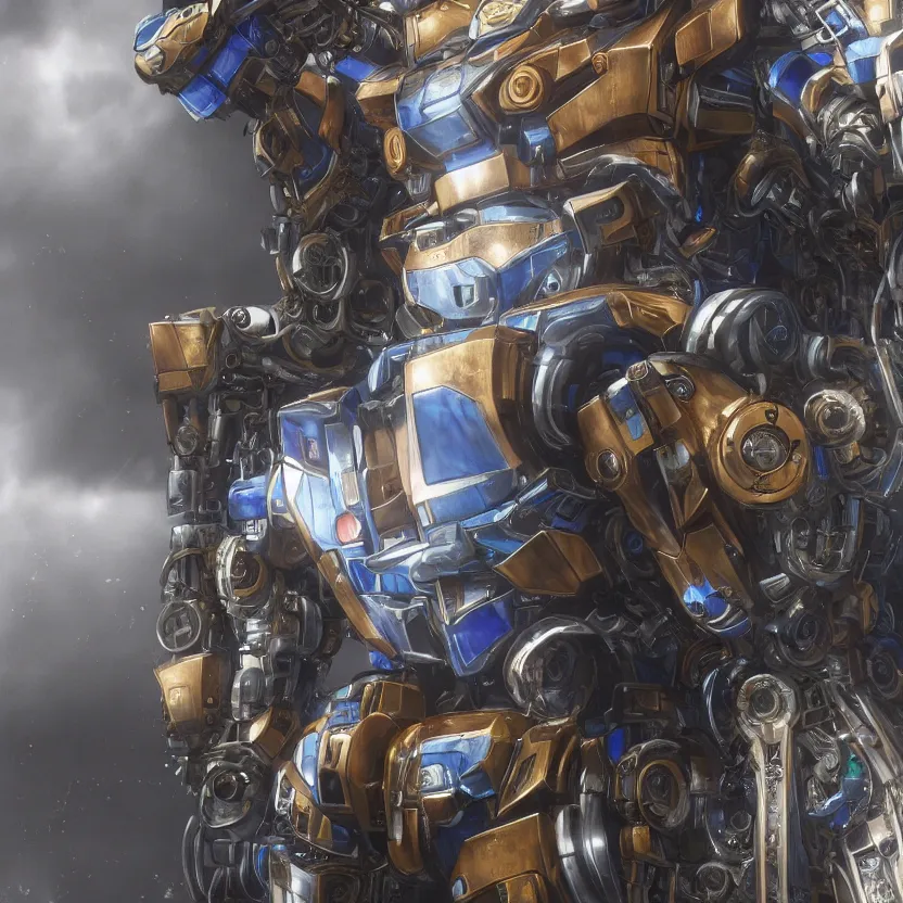 Prompt: hyper realistic mixed midea portrait of a beautiful mechanical steampunk gundam robot, stunning 3d render inspired art by P. Craig Russell and Barry Windsor-Smith, 8k octane beautifully detailed render, post-processing, extremely hyperdetailed, intricate futuristic mechanic parts, epic composition, maya, blender, grim yet sparkling atmosphere, cinematic lighting + masterpiece, trending on artstation,