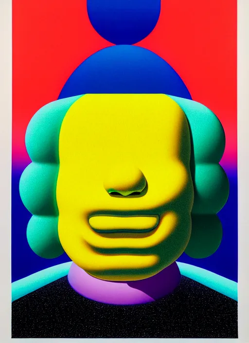 Image similar to levetaiting by shusei nagaoka, kaws, david rudnick, airbrush on canvas, pastell colours, cell shaded, 8 k