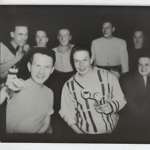 Prompt: 1 9 5 0 s polaroid picture of vastly the pokemon