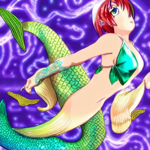 Prompt: mermaid chie yoichii