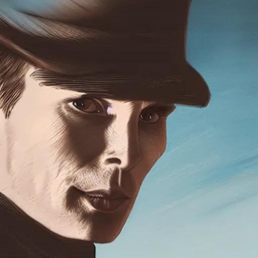 Prompt: concept art of cillian murphy as thomas shelby