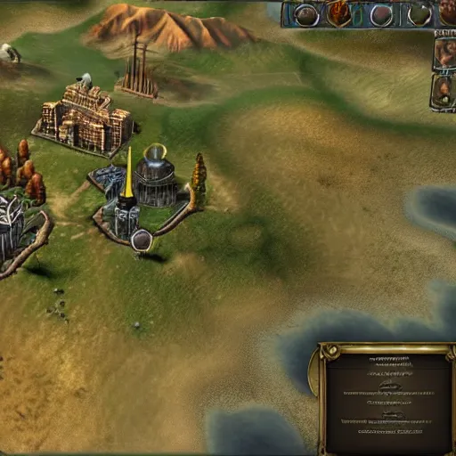 Image similar to civilization IV menu screen