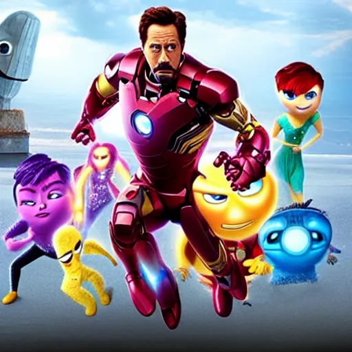 Image similar to iron man dying in movie inside out