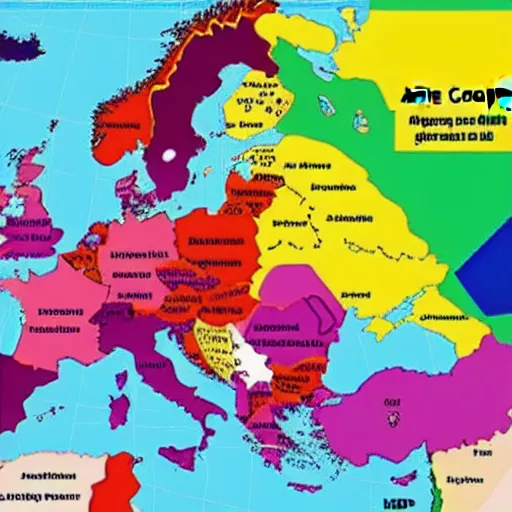 Image similar to map of all the countries in europe