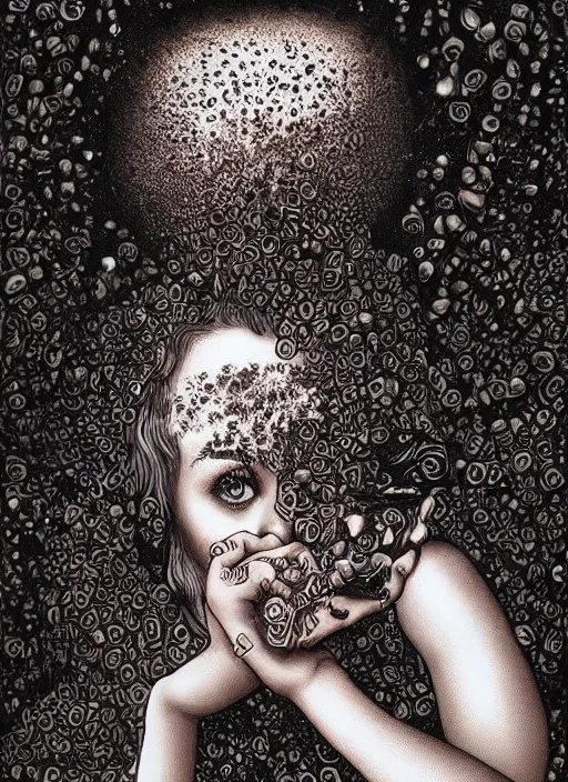 Prompt: Coffee goddess painting by Dan Hillier, trending on artstation, artstationHD, artstationHQ, 4k, 8k