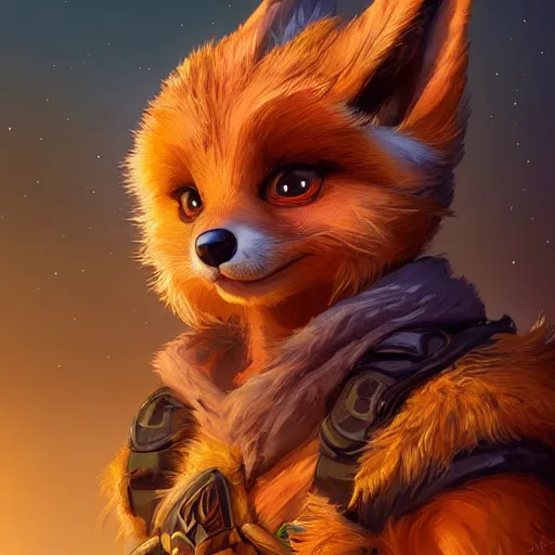 Prompt: a beautiful portrait of a cute vulpera in heritage armor. intricate, epic lighting, cinematic composition, hyper realistic, 8 k resolution, unreal engine 5, by artgerm, tooth wu, dan mumford, beeple, wlop, rossdraws, james jean, marc simonetti, artstation