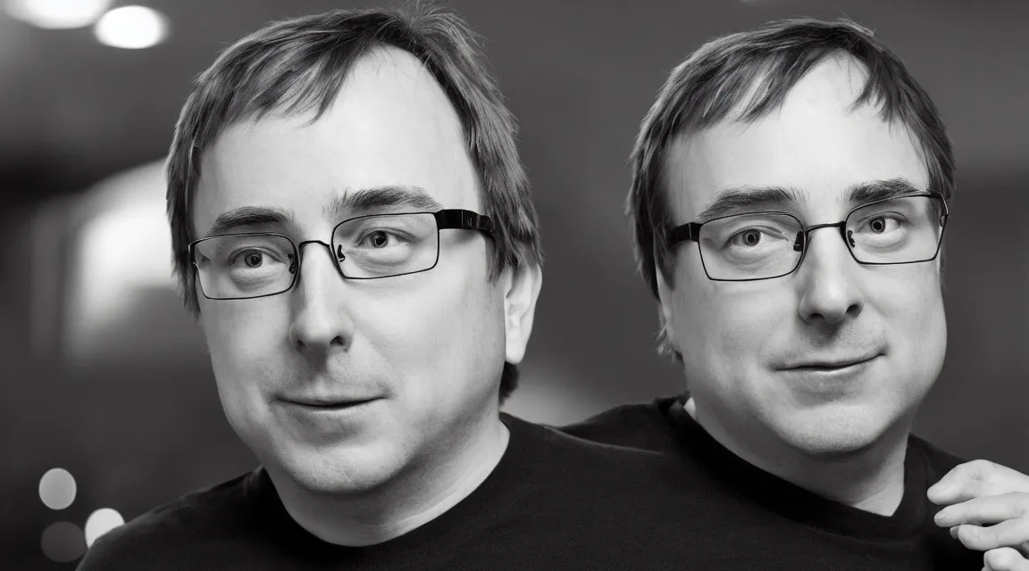 Image similar to wallpaper of Linus Torvalds, photo product