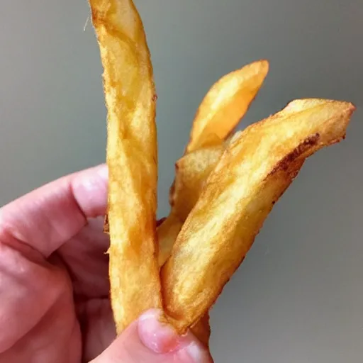 Prompt: photo of [ a single salted french fry chip ] shaped like that looks like ( stephen fry ) as a [ pixar character ] hybrid intercross mix cinematic lighting