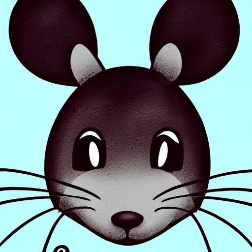 Image similar to headshot of young cartoon female mouse, healthcliff style, cute, fantasy, intricate, long hair, dark grey skin, mouse face, furry mouse, dark skin, mouse head, mouse ears, black hair, elegant, cartoony, furry Deviantart art of the day, furry character, character art, smooth, sharp focus, illustration, art by adoptables