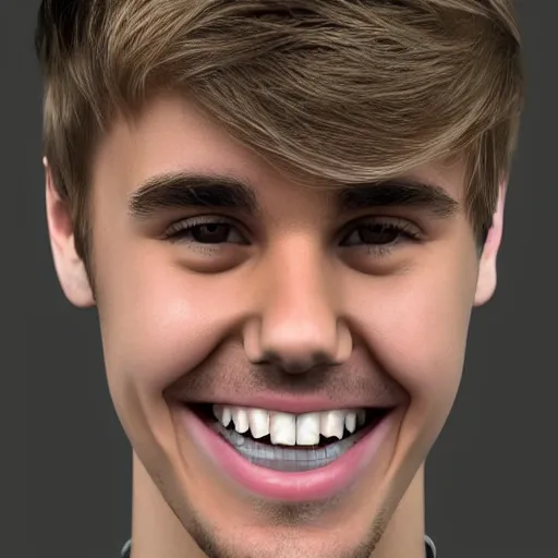 Image similar to hyperrealistic dslr film still of justin bieber smile with real teeth of a capybara, stunning 8 k octane comprehensive 3 d render, inspired by istvan sandorfi & greg rutkowski & unreal engine, perfect facial symmetry, dim volumetric cinematic lighting, extremely hyper - detailed, incredibly real lifelike attributes & flesh texture, intricate, masterpiece, artstation, stunning