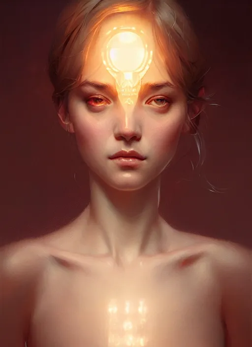 Prompt: realistic portrait, intricate, elegant, glowing lights, highly detailed, digital painting, artstation, concept art, smooth, sharp focus, illustration, art by wlop, mars ravelo and greg rutkowski