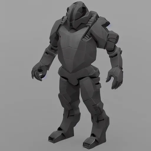 Image similar to kitbashing component, hard surface, hard surface, detailed, based on low poly convex shape, symmetric, unreal engine