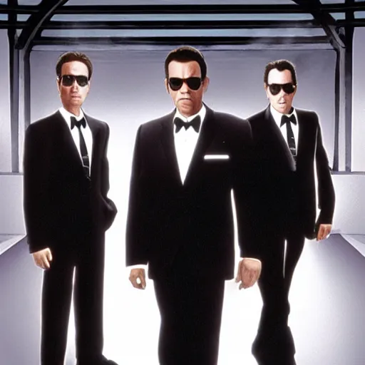 Image similar to Film Men in Black as duck