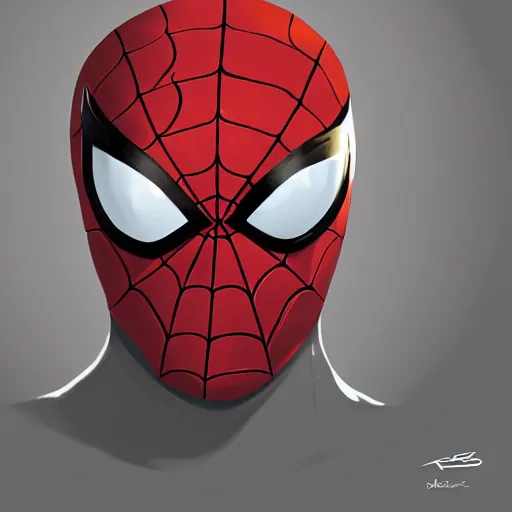 Image similar to face icon stylized minimalist spiderman, loftis, cory behance hd by jesper ejsing, by rhads, makoto shinkai and lois van baarle, ilya kuvshinov, rossdraws global illumination