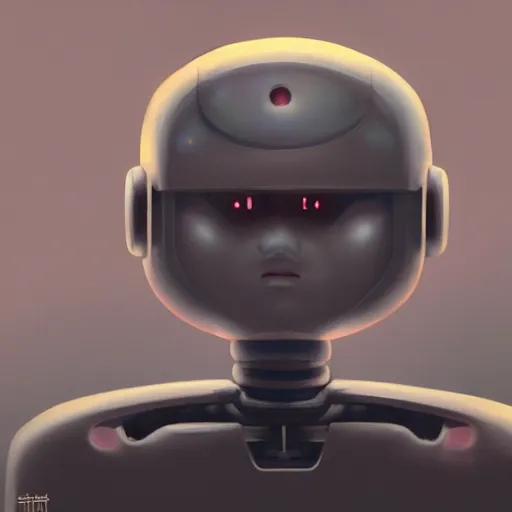 Prompt: a beautiful painting of a sad robot by Tokio Aoyama, Mario Martinez, David Normal. photorealistic, trending on artstation, dramatic lighting, 8K, fantasy beautiful, surreal, cinematic.