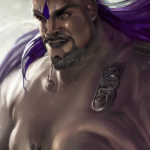 Prompt: sinbad exposed to the t - virus and become tyrant. concept art, high detailed, fine art, trending on artstation, smooth draw, sharp focus.