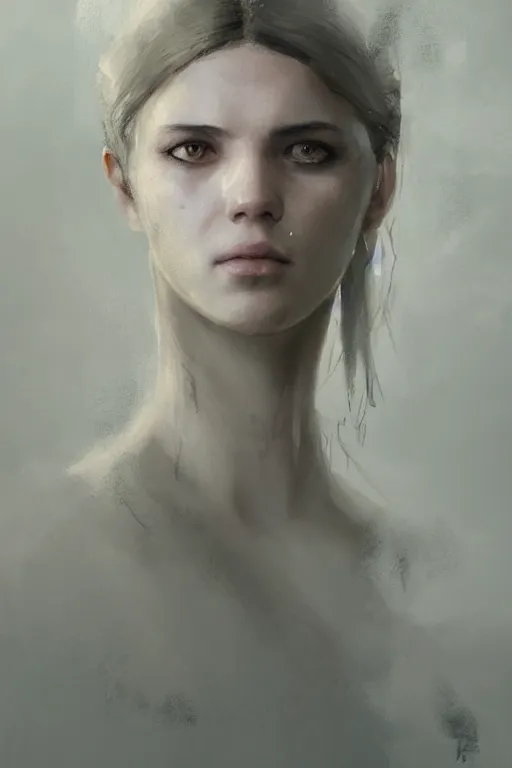 Prompt: portrait of a ghost female, ultra sharp, very detailed, high quality focus by greg rutkowski and wlop