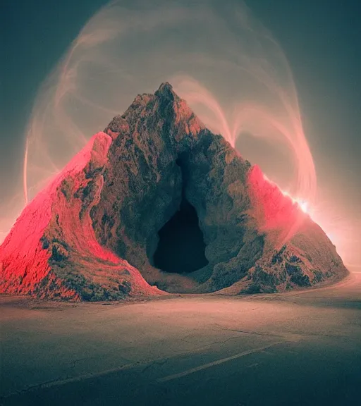 Image similar to lokah samastah sukhino bhavantu vertical red light, painting art, volumetric lighting, majestic light, ethereal, hyperrealistic, at night, epic, masterpiece, by reuben wu