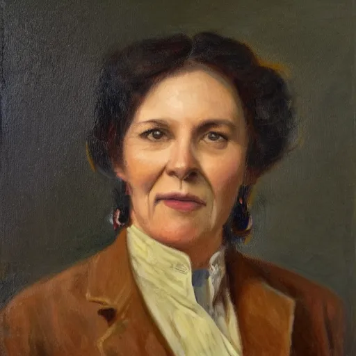 Prompt: portrait by Neale Worley