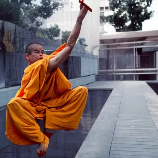 Image similar to jack dorsey as a shaolin monk