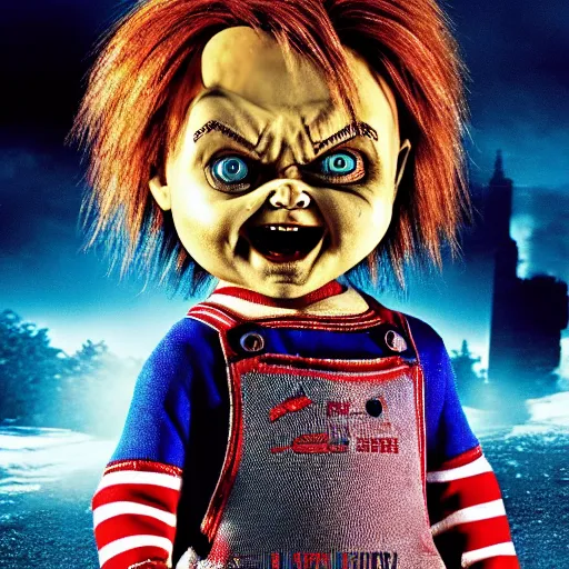 Image similar to Chucky 2022 theatrical trailer 4k HDR10+