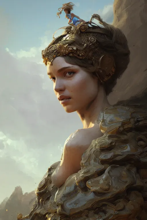 Prompt: goddess of the mud land, highly detailed, digital painting, artstation, concept art, smooth, sharp focus, illustration, unreal engine 5, 8 k, art by artgerm and greg rutkowski and edgar maxence