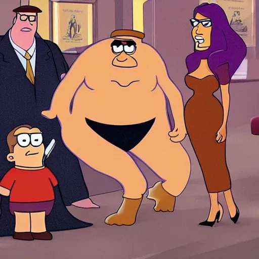 Image similar to kim kardashian in harry potter with indiana jones peter griffin and bart simpson smoking weed hyper realism