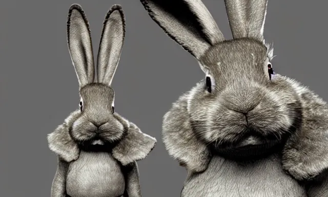 Image similar to bunny cthulu hyper realistic 8k unreal engine render