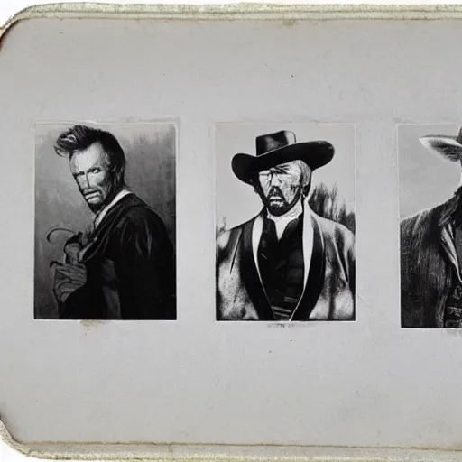 Image similar to an 1 8 0 0 s photo of donald trump playing the role of clint eastwood, squinting at high noon, in the style of a clint eastwood movie, the good, the bad and the ugly, clint eastwood, vibe, donald trump, glory days, mount rushmore, justice, american flag, independence, patriotism, apple pie, black and white, artgerm