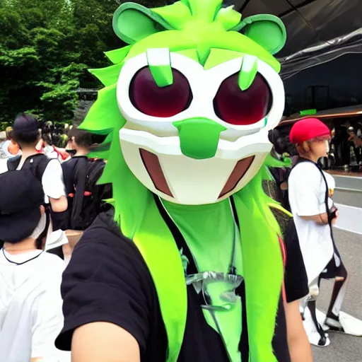 Image similar to cosplay of vinny from vinesauce at summer comiket 2 0 1 9